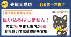 他社経由で成約！囲い込みしない売却を実証｜杉並区一戸建て67日成約事例